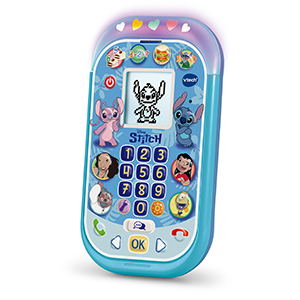 Kleurrijke smartphone voor kinderen in de stijl van Stitch Kleurrijke smartphone voor kinderen in de stijl van Stitch
