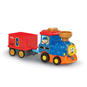 Spelgoed trein voor kinderen met een karretje Spelgoed trein voor kinderen met een karretje