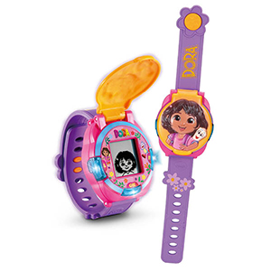 Paars oranje kinderhorloge met Dora Paars oranje kinderhorloge met Dora